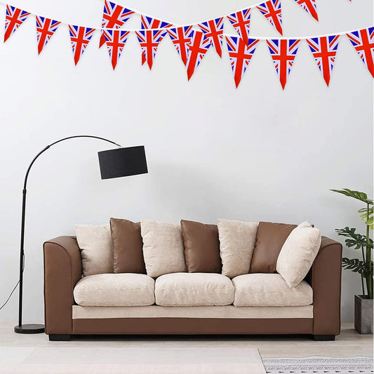 F63003 7m Union Jack Bunting Triangle Pennants