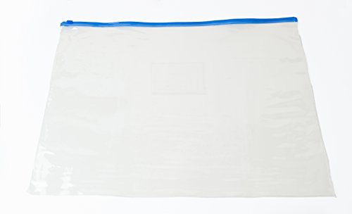 Pack of 12 A3 Blue Zip Zippy Bags - Janrax 708554