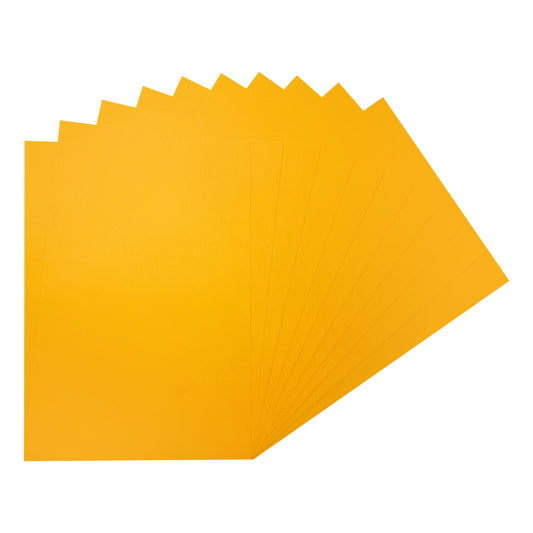 Pack of 100 A4 Fluorescent Orange Coloured Paper 75gsm Sheets
