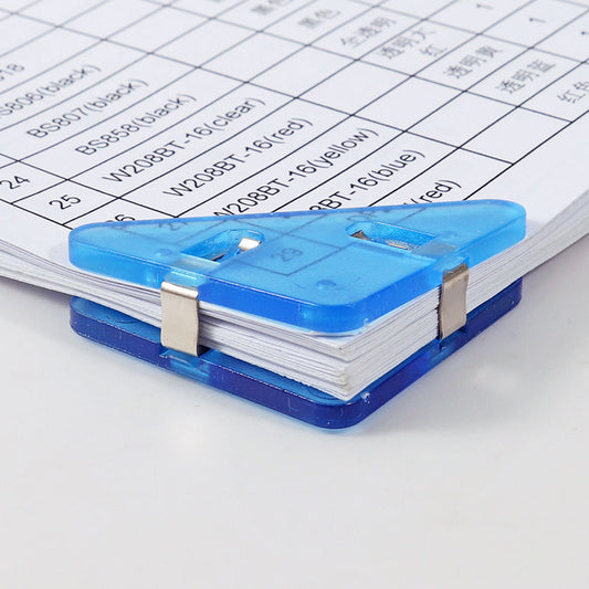 Tub of 12 Book Corner Clips 39 x 39 x 52mm