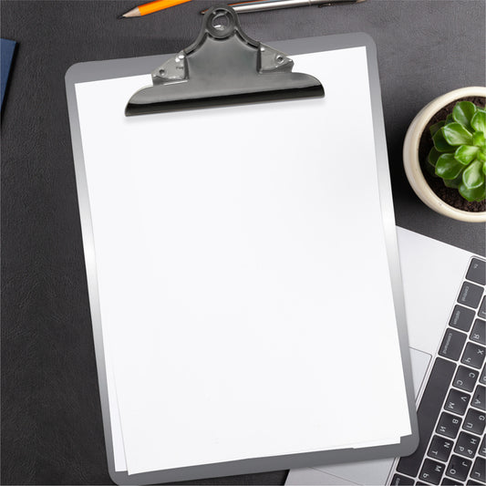 Janrax A4 Aluminum Clipboard Butterfly Clip