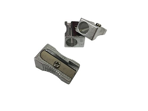 Pack of 24 Single Hole Metal Pencil Sharpeners