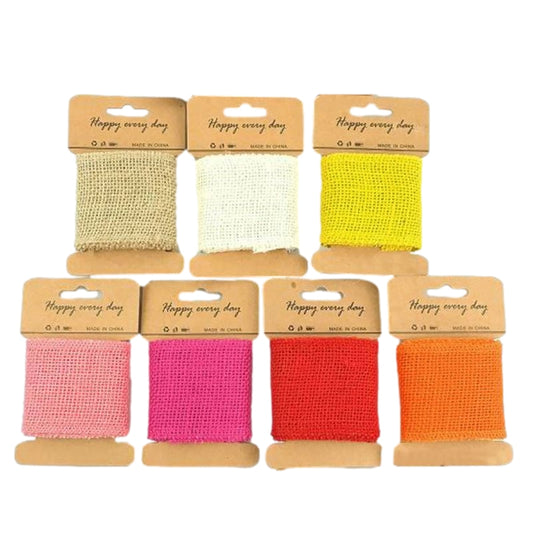 Single Coloured Linen Braided Rope 1m x 6cm