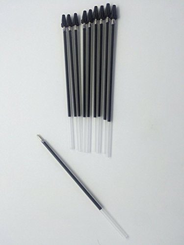 Pack of 10 Blue Ink Ballpoint Pen Refills by Janrax