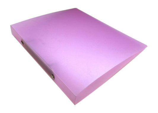A5 Slim Pink Translucent Ringbinder