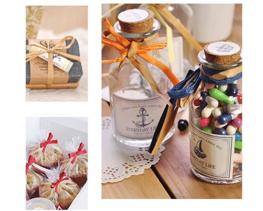 Pack of 2 2cm x 10m Paper Rope Reel