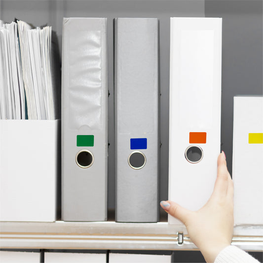 Pack of 250 White 12x18mm Rectangular Labels - Send 2 Packs