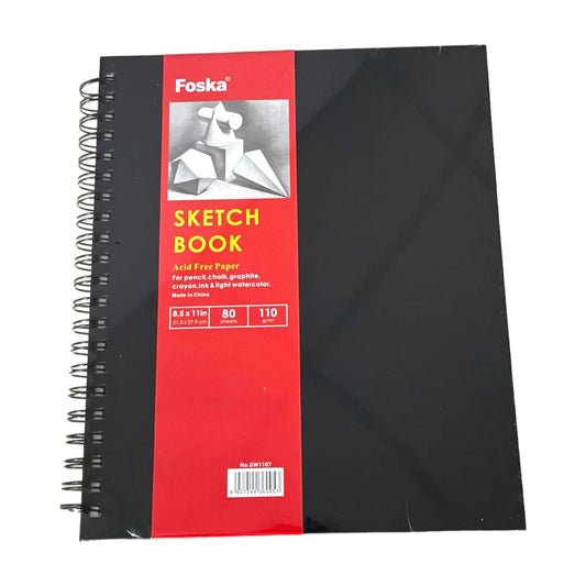 Spiral Sketch Book 21.5 x 27.9cm