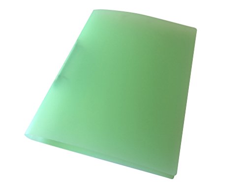 A4 Slim Green Translucent Ringbinder