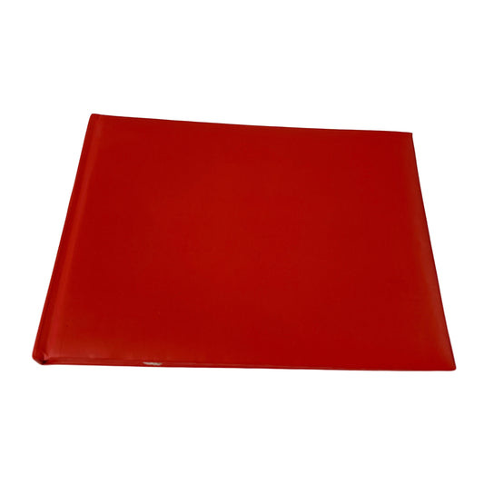 Plain Cover Red Autograph Book by Janrax - Signature End of Term School Leavers