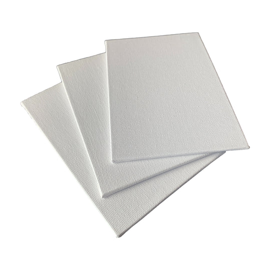 10x15cm Blank White Flat Stretched Board Art Canvas By Janrax