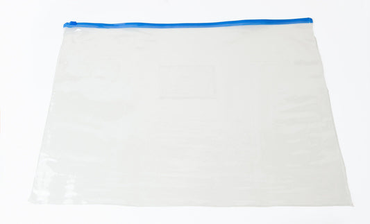 Pack of 12 A3 Blue Zip Zippy Bags - Janrax 708554