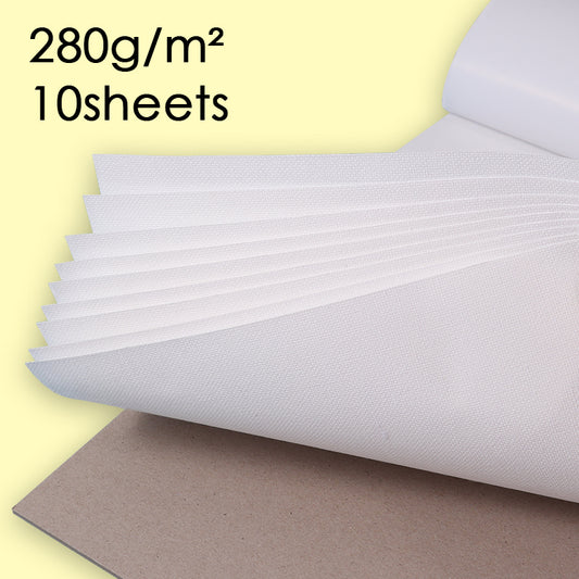 A4 10 Sheets Canvas Pad
