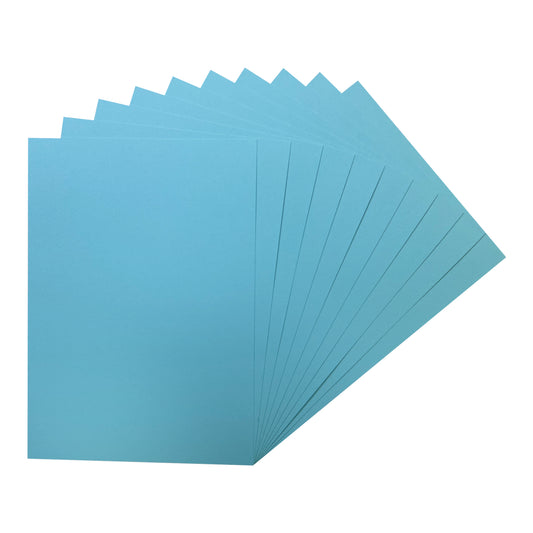 Pack of 50 A5 Light Blue Coloured Card 160gsm Sheets