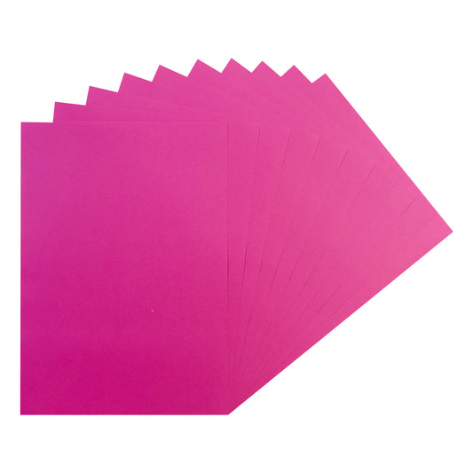 Pack of 100 A5 Fucisia Pink Coloured Paper 75gsm Sheets