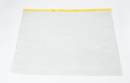 Pack of 12 A3 Yellow Zip Zippy Bags