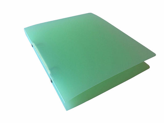 A5 Slim Green Translucent Ringbinder