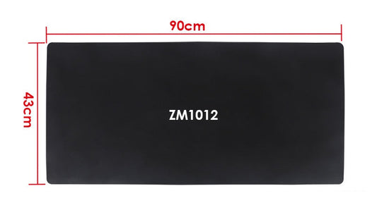 Office Desk Black Writing Mat 90 x 43cm