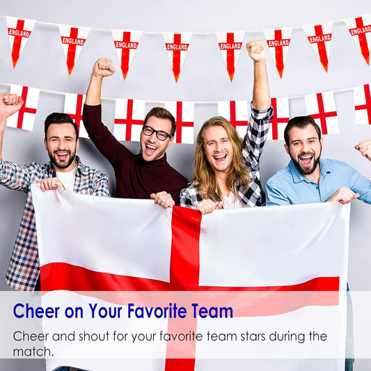 St George Bunting 5m with PVC 12 Flags