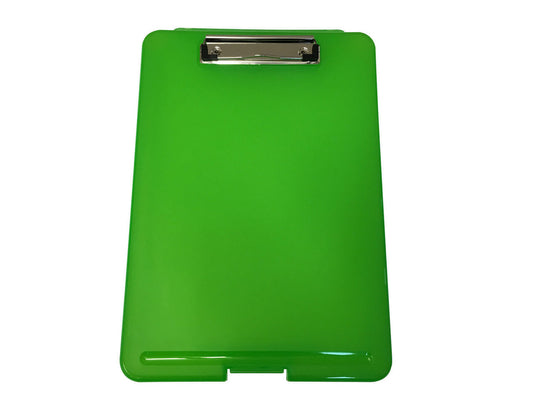 A4 Green Clipboard Box File - Storage Filing Case