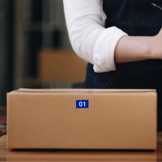 Pack of 250 White 12x18mm Rectangular Labels - Send 2 Packs