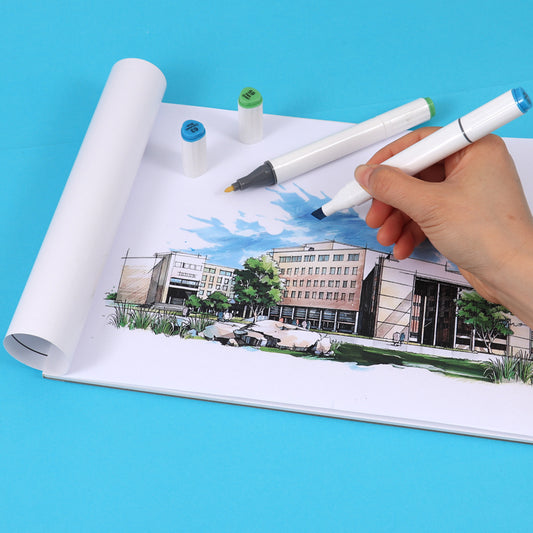 A4 24 Sheets Top Glued Open Marker Pad