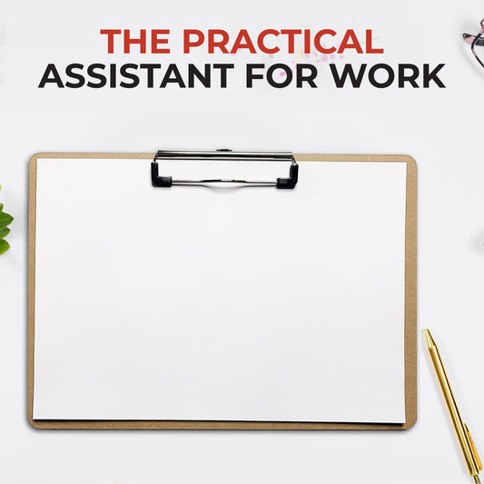 A4 Wooden Horizontal Clipboard by Janrax