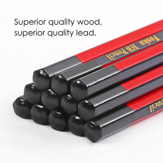 Pack of 12 Wooden HB Pencils