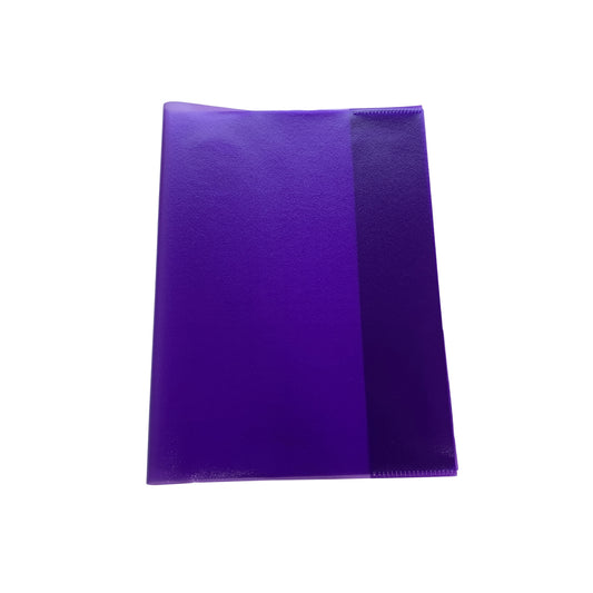 Pack of 10 9x7" Frosted Purple Exercise Book Covers