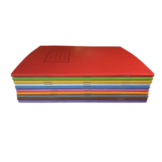 Janrax 9x7" Brown 80 Pages Feint and Ruled Exercise Book