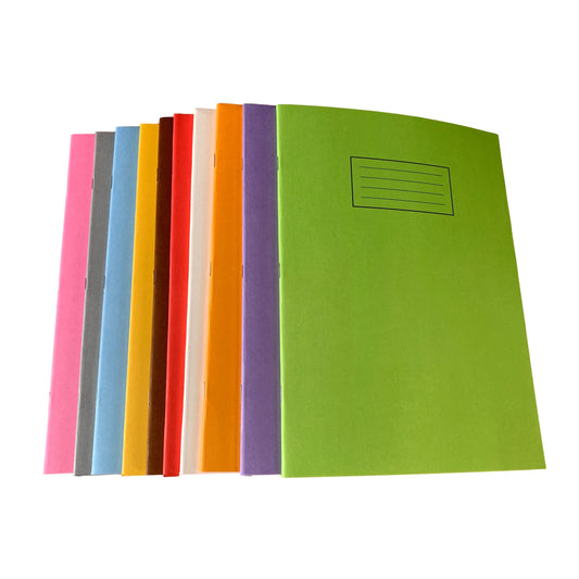 Janrax A4 Orange 80 Pages Feint and Ruled Exercise Book