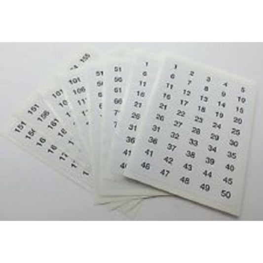 Numbered 1-200 Stickers {400 Labels Total}