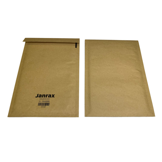 Bubble Lined Size 1/D Padded Brown Postal Envelope by Janrax