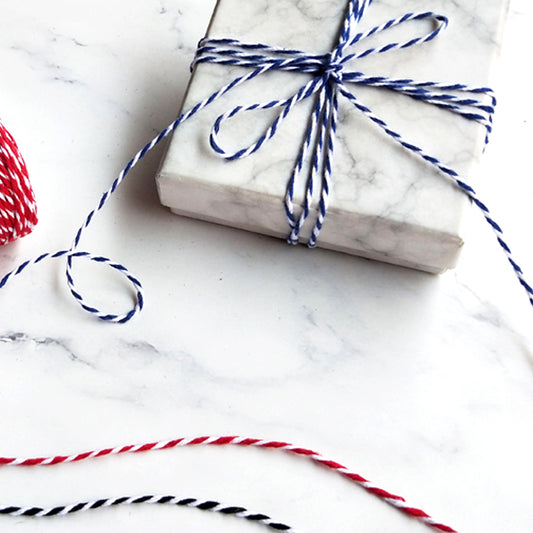 5m Raffia Craft Assorted Two Colour Cotton Thread String