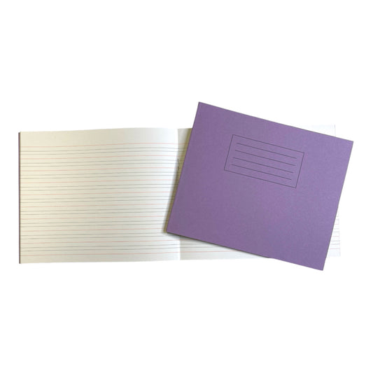 Janrax Purple 32 Page Handwriting Book 165x200mm Exercise Book WF Paper with 225gsm Manilla Cover