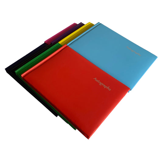 Navy Blue Autograph Book by Janrax - Signature End of Term School Leavers