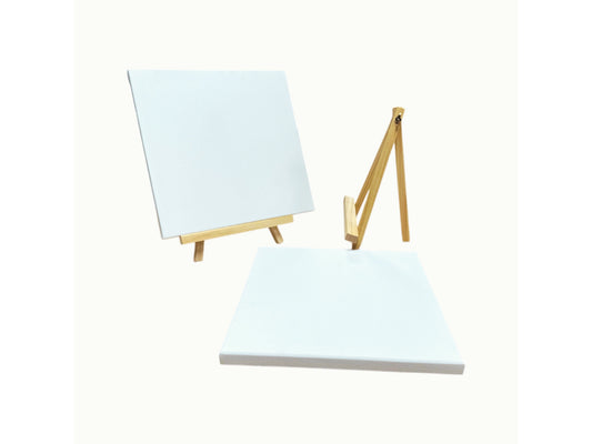 25x25cm Canvas Easel Set