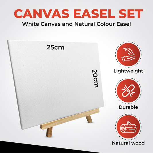 20x25cm Canvas Easel Set