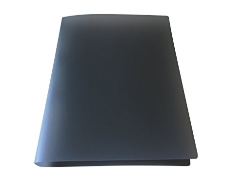 A4 Slim Black Translucent Ringbinder