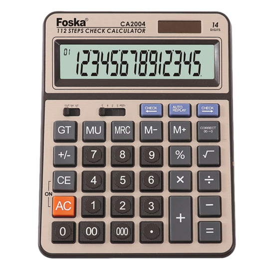 Foska Two Way Power 14 Digit Calculator