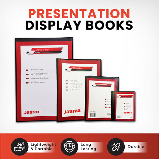 A3 40 Pockets Presentation Display Book by Janrax
