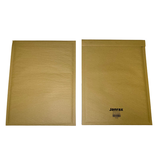 Bubble Lined Size 5/H Padded Brown Postal Envelope by Janrax