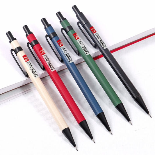 Single 0.5mm Metal Mechanical Pencil With Eraser