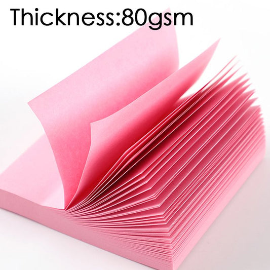 400 Sheets Pastel Colour Sticky Notes Memo Block 75x75mm