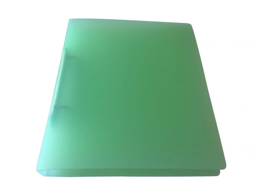 A5 Slim Green Translucent Ringbinder