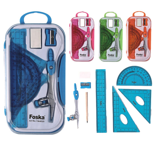 Colourful Compass Set with Rulers Math Set