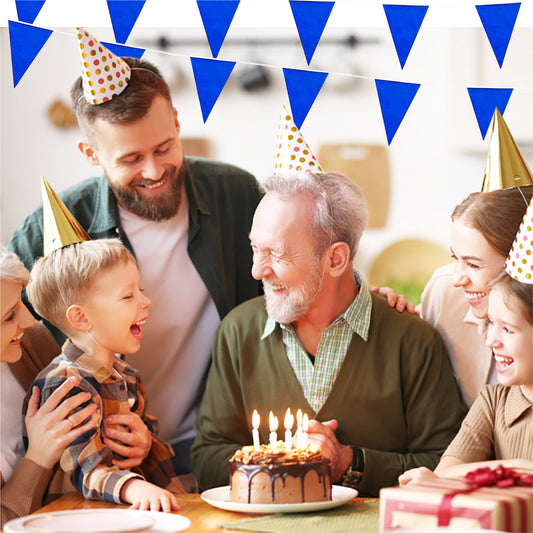 Blue Bunting 10m with 20 Pennants