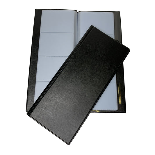 80 Pocket Black Name Business Card Holder by Janrax