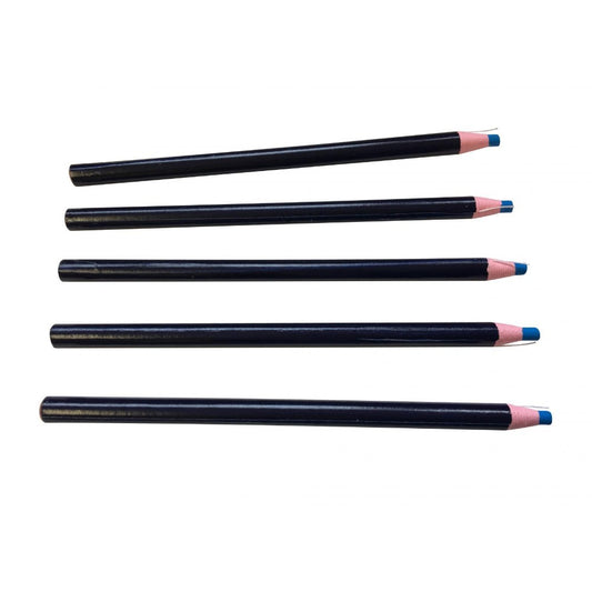 Pack of 12 Blue Chinagraph Pencils by Janrax - Peel Off China Markers