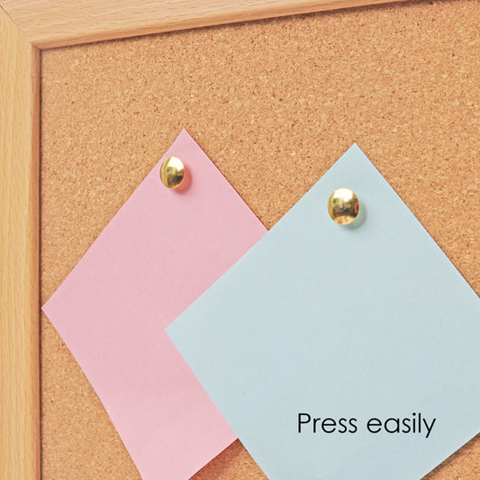 Box of 100 Brass Golden Colour Thumb Tacks - Push Pins